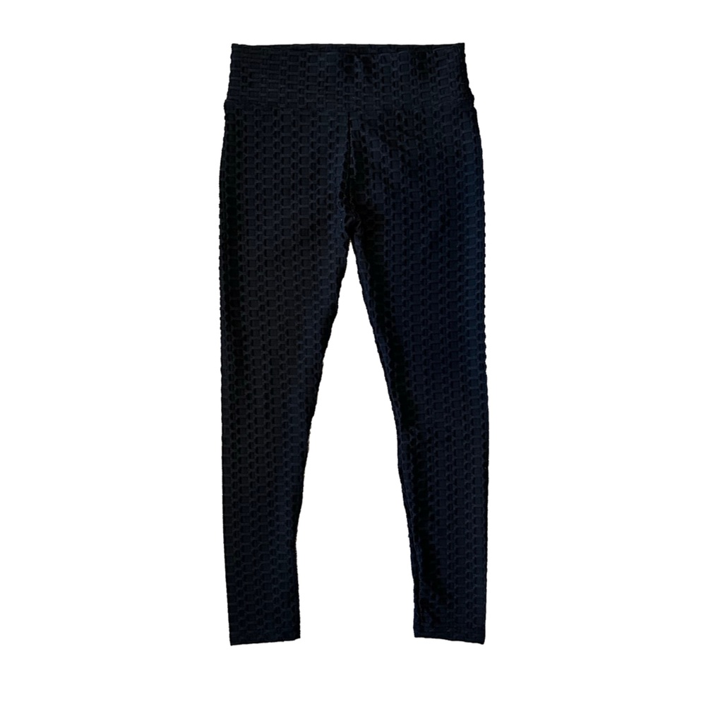 Black Cinched Detail Leggings